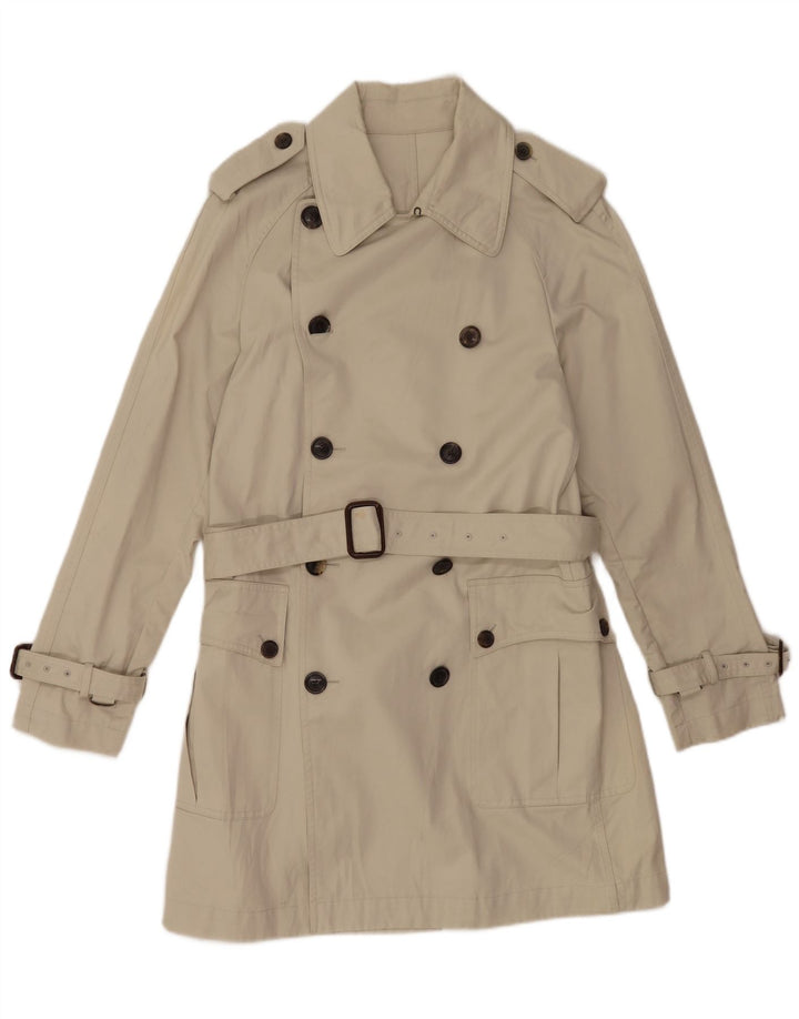 Mauro Grifoni Trench Homme IT 48 Coton Blanc Cassé Moyen
