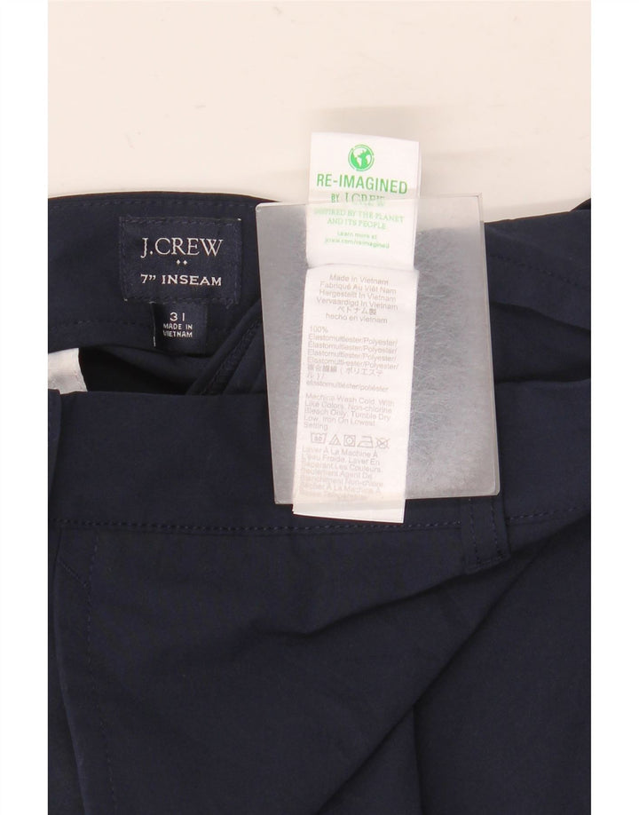 J. Crew Short Chino Homme W31 Bleu Marine Moyen Polyester