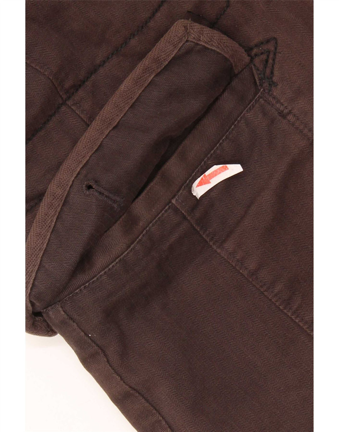 Levi's Veste coupe-vent pour femme UK 10 Petit chevron marron