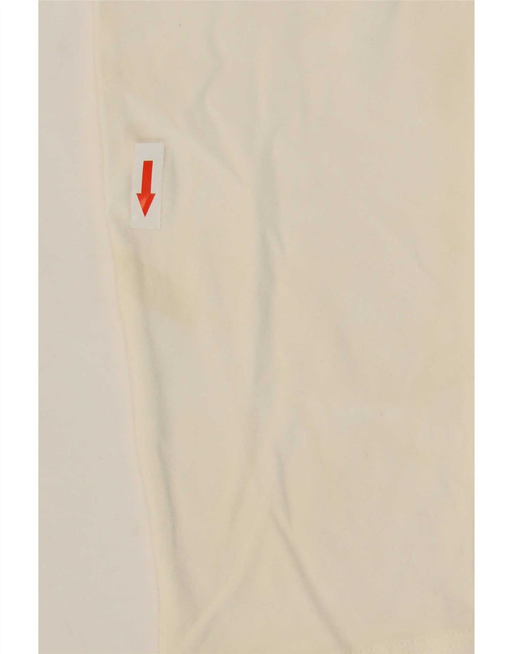 Max Mara T-Shirt Femme Top UK 10 Small Blanc Viscose