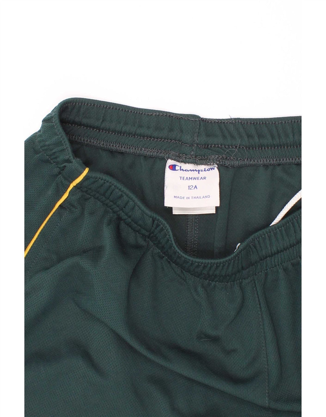 Champion Short de Sport Garçon 11-12 Ans Vert Polyester