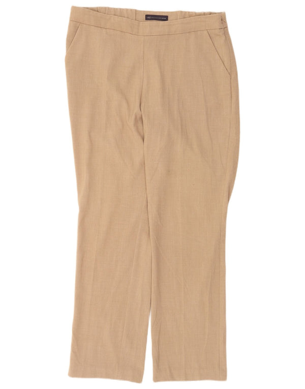Marks & Spencer Pantalon décontracté slim pour femme UK 14 Large W34 L30 Beige