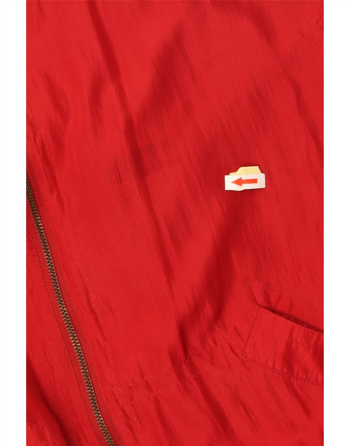 C.C.CONCORD Veste Bomber Homme UK 40 Large Rouge