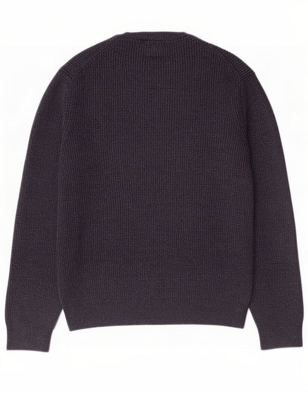 Marks & Spencer Pull col rond pour homme XL Bleu marine moucheté
