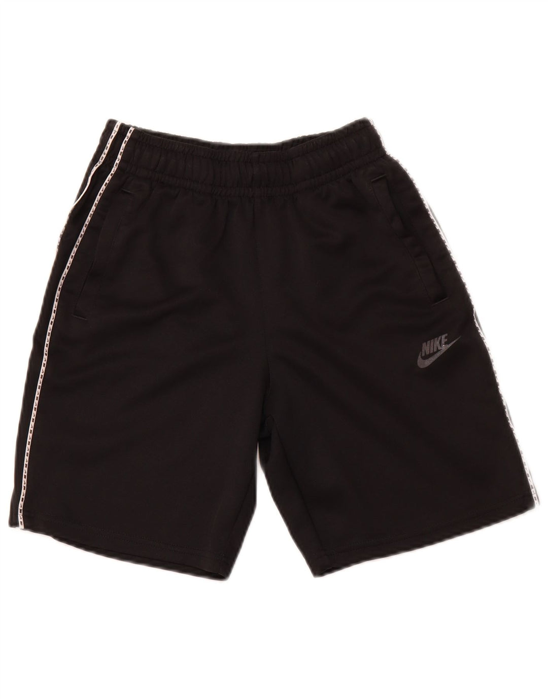 NIKE Short de sport graphique pour garçon 12-13 ans Grand Noir Polyester