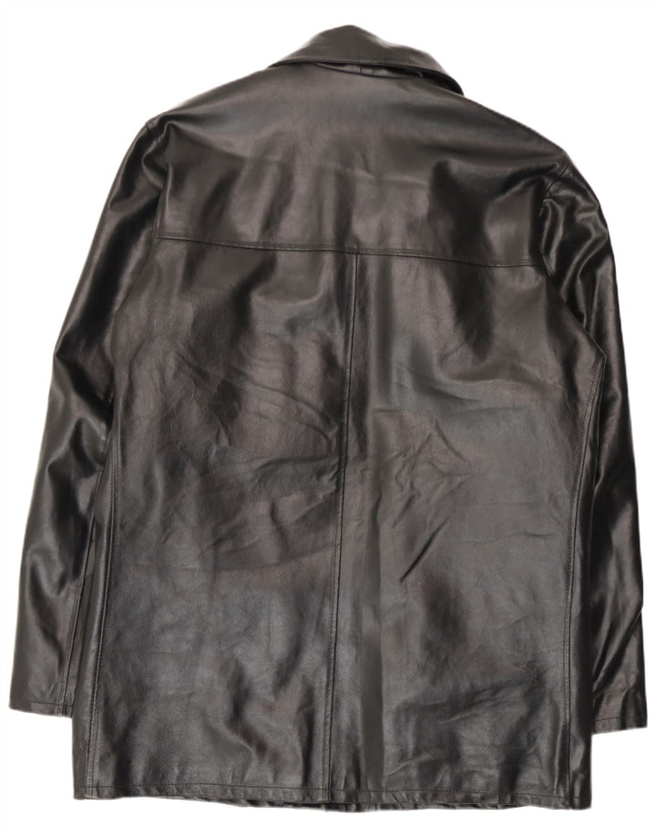 Veste en cuir homme vintage IT 52 XL Cuir noir
