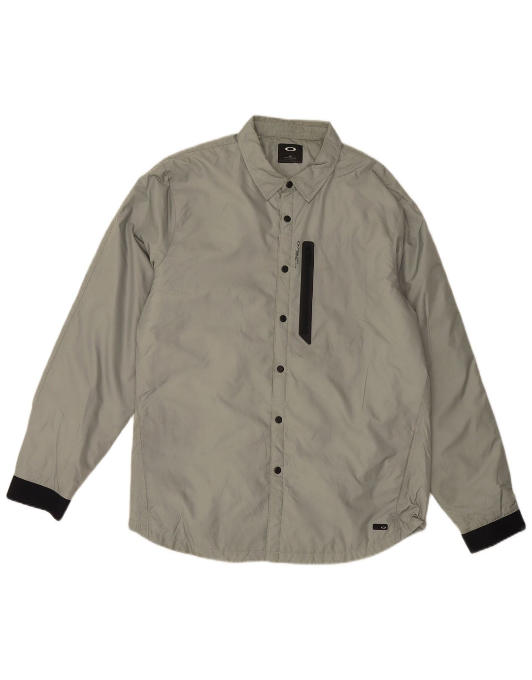 Oakley Veste Bomber Slim Fit pour Homme UK 40 Large Gris Polyester