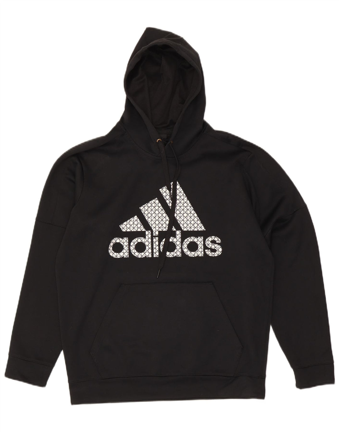 Adidas Hommes Climawarm Graphic Sweat à capuche Grand Noir Polyester