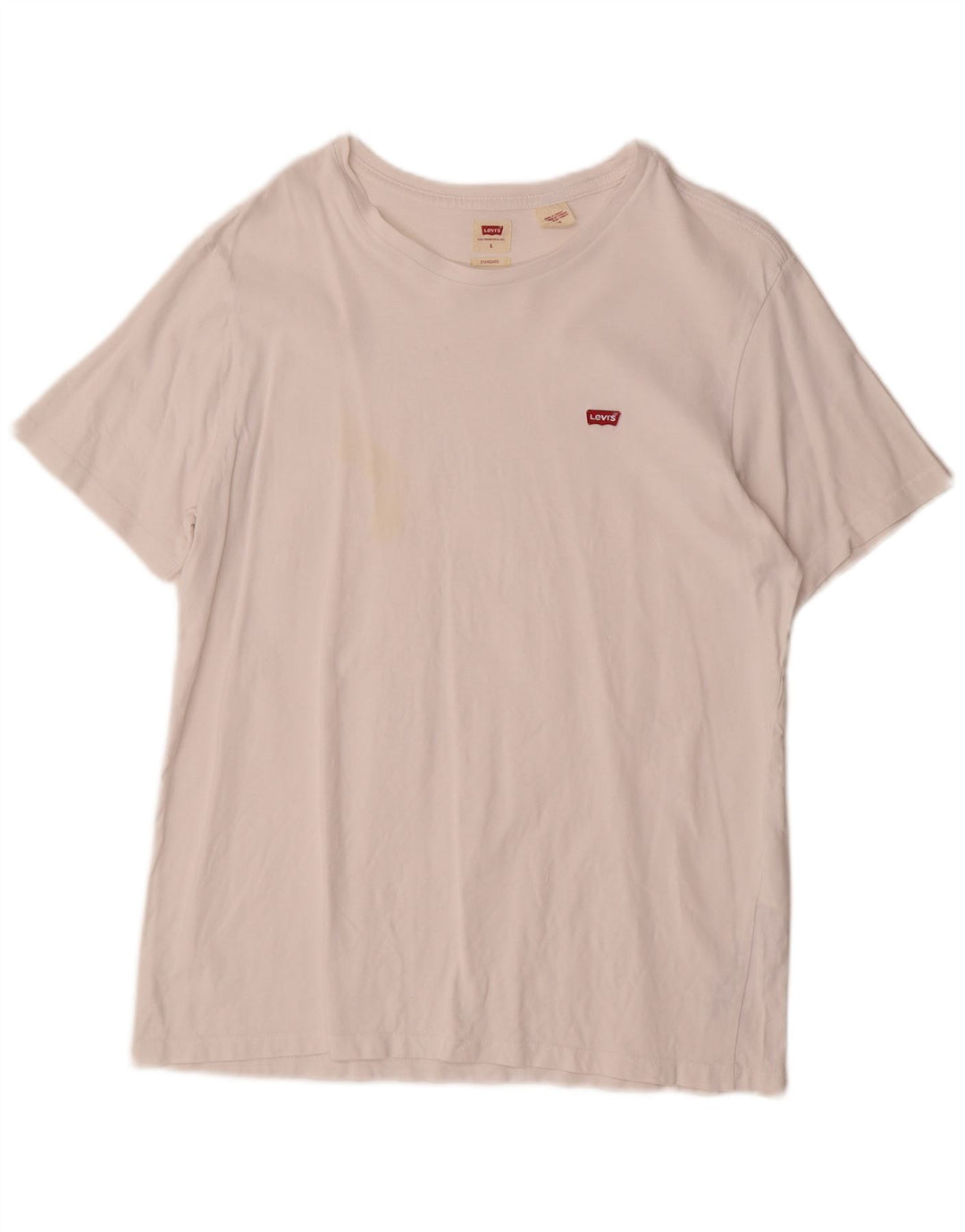 Levi's Tee-Shirt Standard Homme Blanc Large Coton