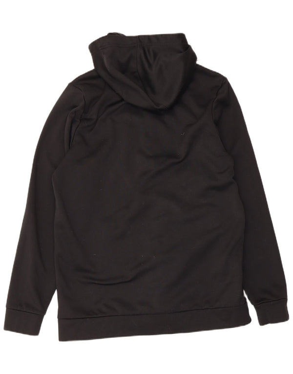 Nike Pull à capuche zippé Therma-Fit pour homme en polyester noir moyen