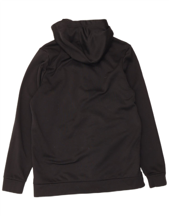Nike Pull à capuche zippé Therma-Fit pour homme en polyester noir moyen