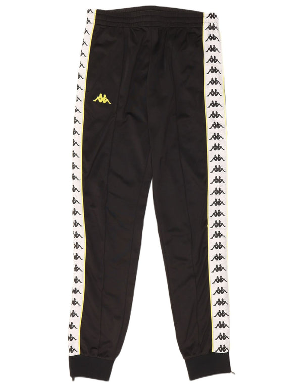 Kappa Pantalon de Survêtement Graphique Homme Joggers Small Noir Colourblock