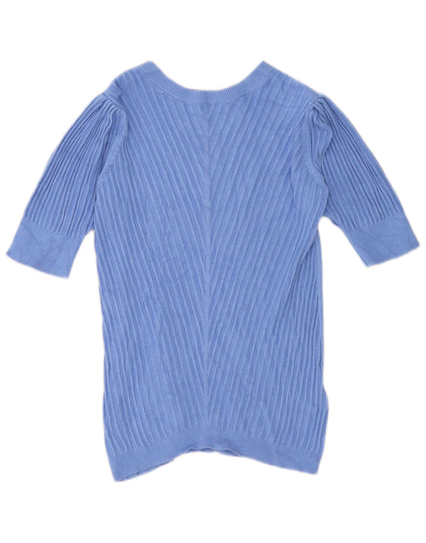 Marks & Spencer Pull col bateau pour femme UK 8 Small Bleu