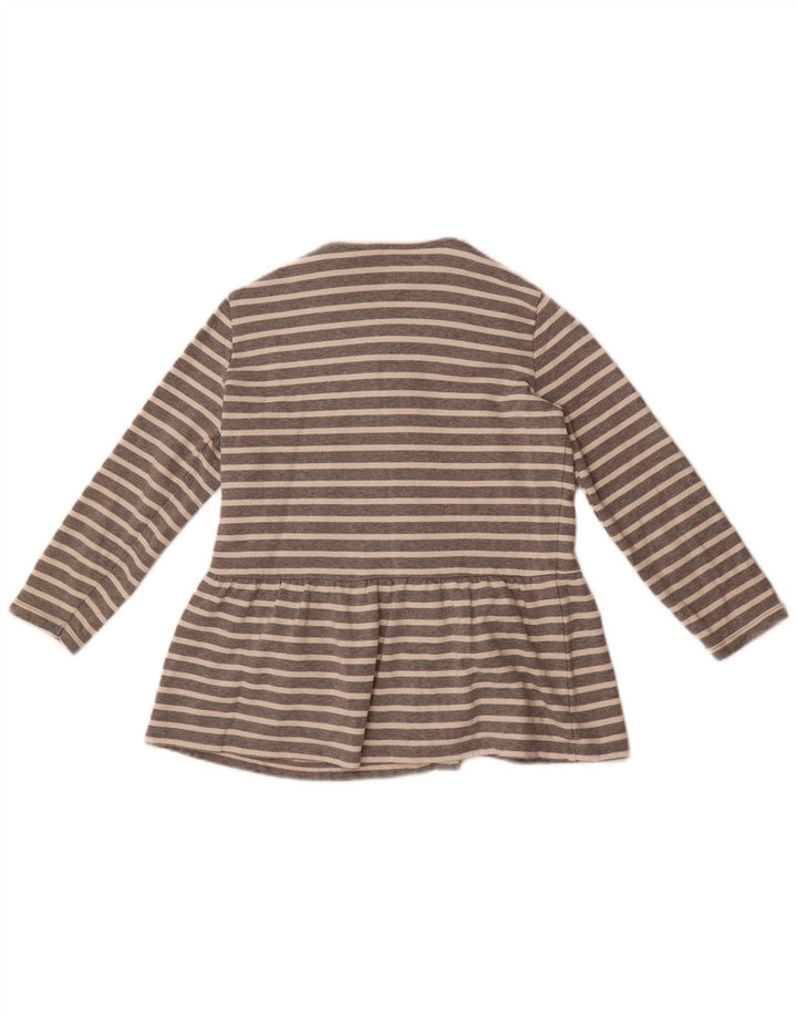 Sun68 Chemisier pour femme UK 10 Petit coton rayé gris