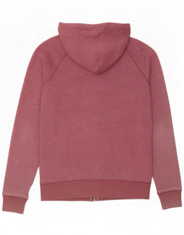 Jack Wills Pull à capuche zippé surdimensionné pour femme UK 6 XS Bordeaux Polyester