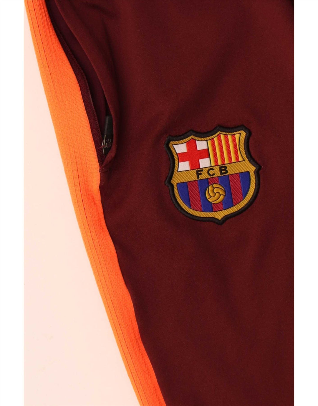 Nike Pantalon de survêtement Barcelone pour homme Large en polyester color block marron