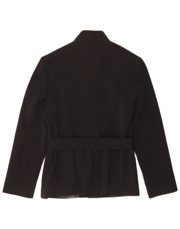 Veste Blazer Femme Vintage IT 42 Polyester Noir Moyen