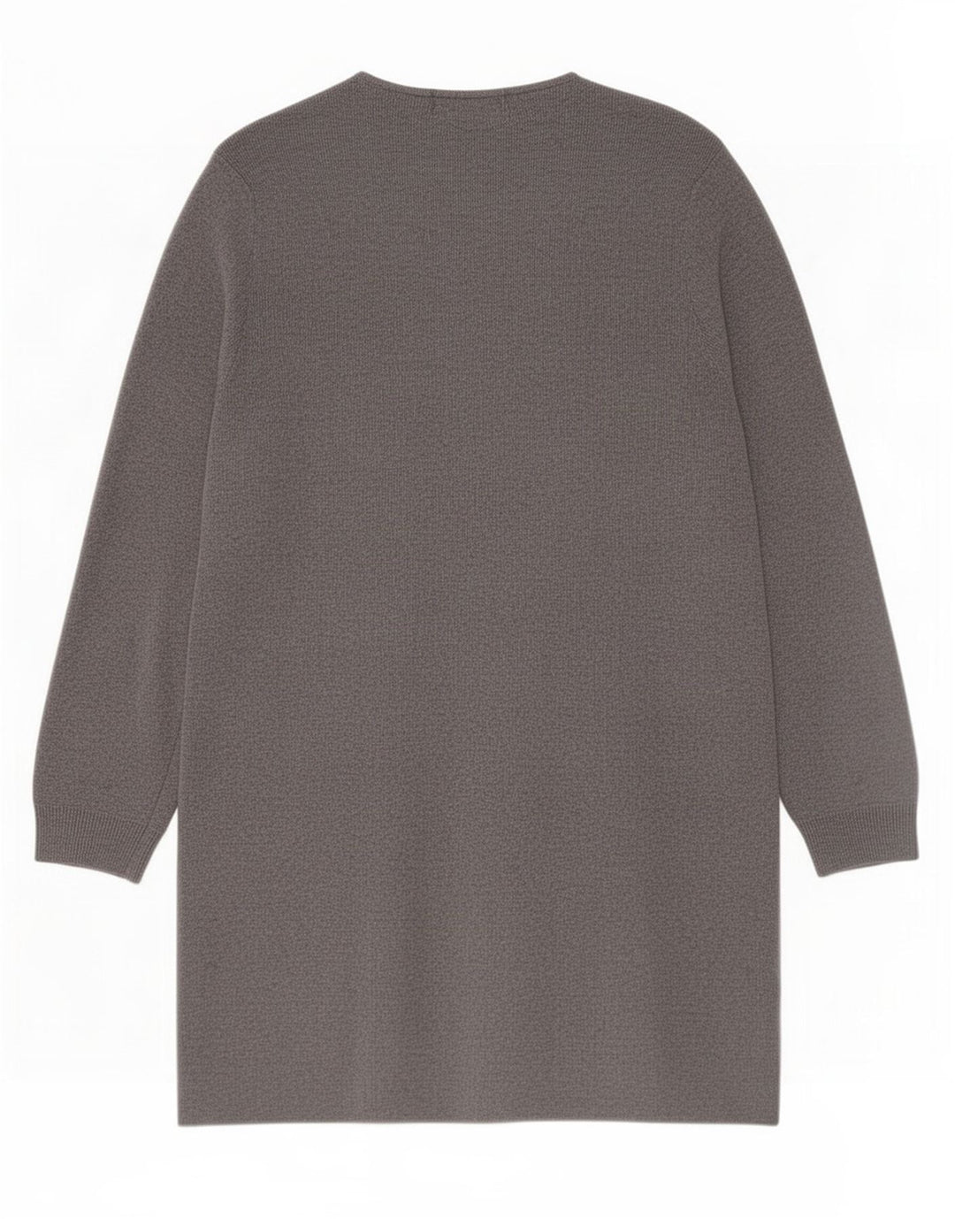 Marks & Spencer Pull cardigan ouvert long pour femme UK 12 Gris moyen
