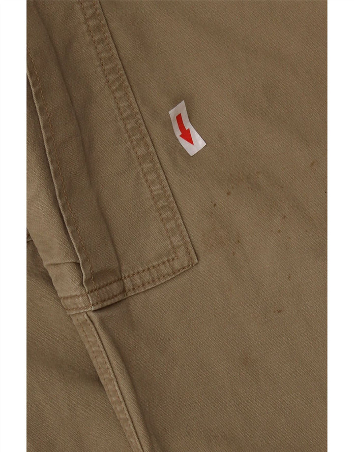 SUPERDRY Pantalon Cargo Slim Homme W32 L32 Beige Coton