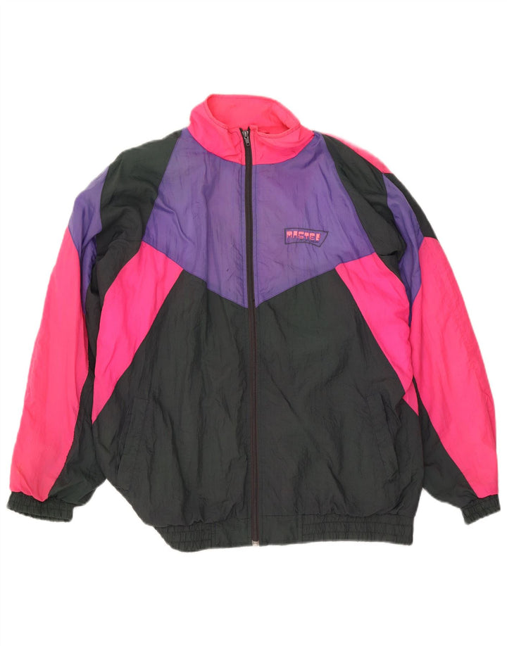 Master Veste de Survêtement Homme Medium Multicolore Colourblock Polyamide