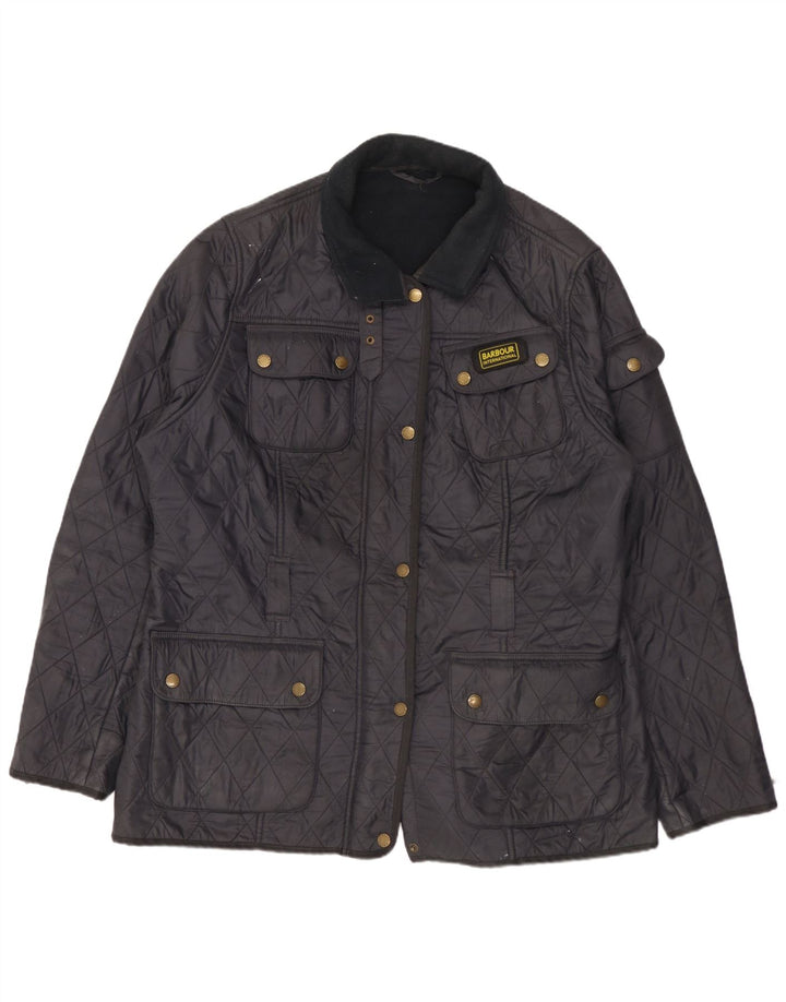Barbour Veste matelassée pour femme UK 20 2XL Bleu marine