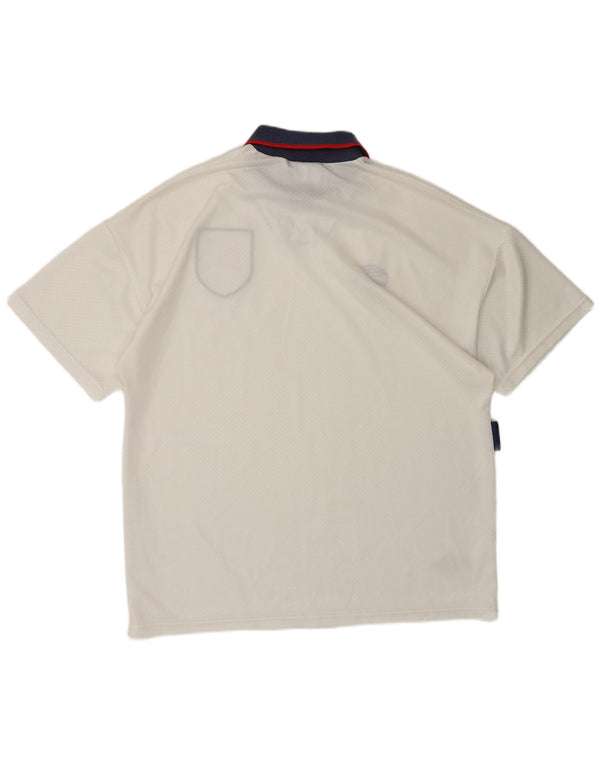 Umbro Maillot de Football Angleterre Domicile 1993-1995 Homme XL Blanc Sports