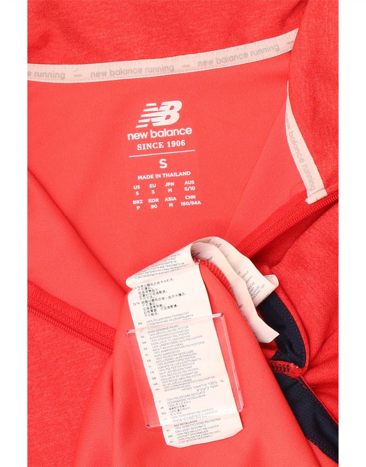 NEW BALANCE Haut de survêtement graphique pour femme UK 10 Small Orange