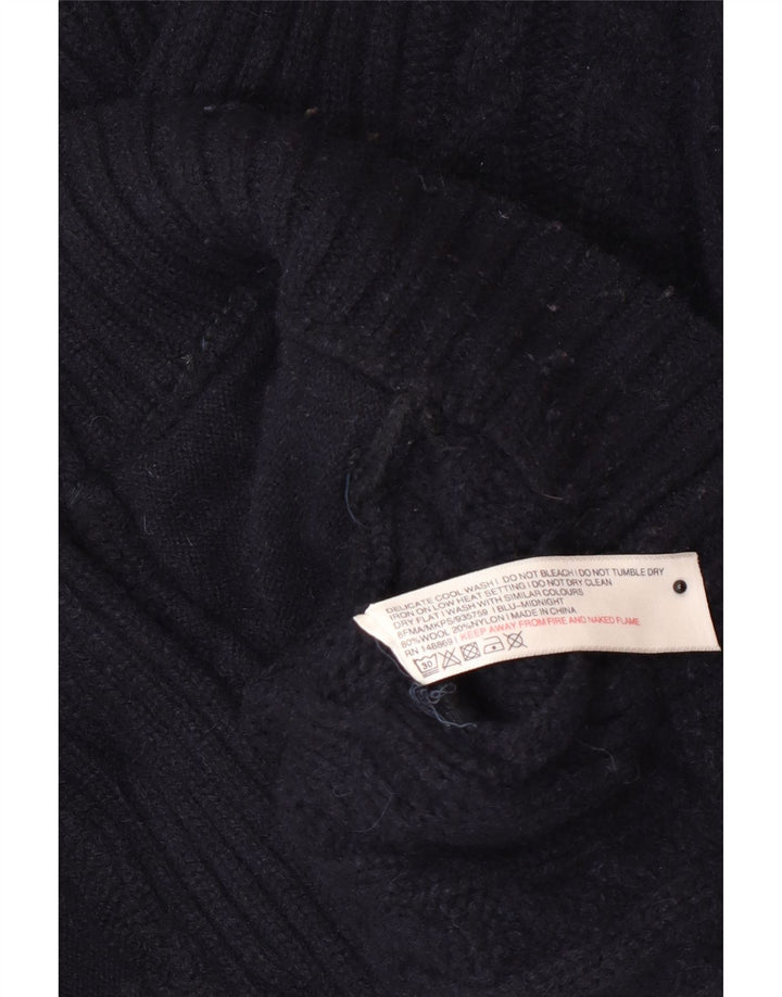Fat Face Cardigan Pull Homme Bleu Marine Moyen Laine