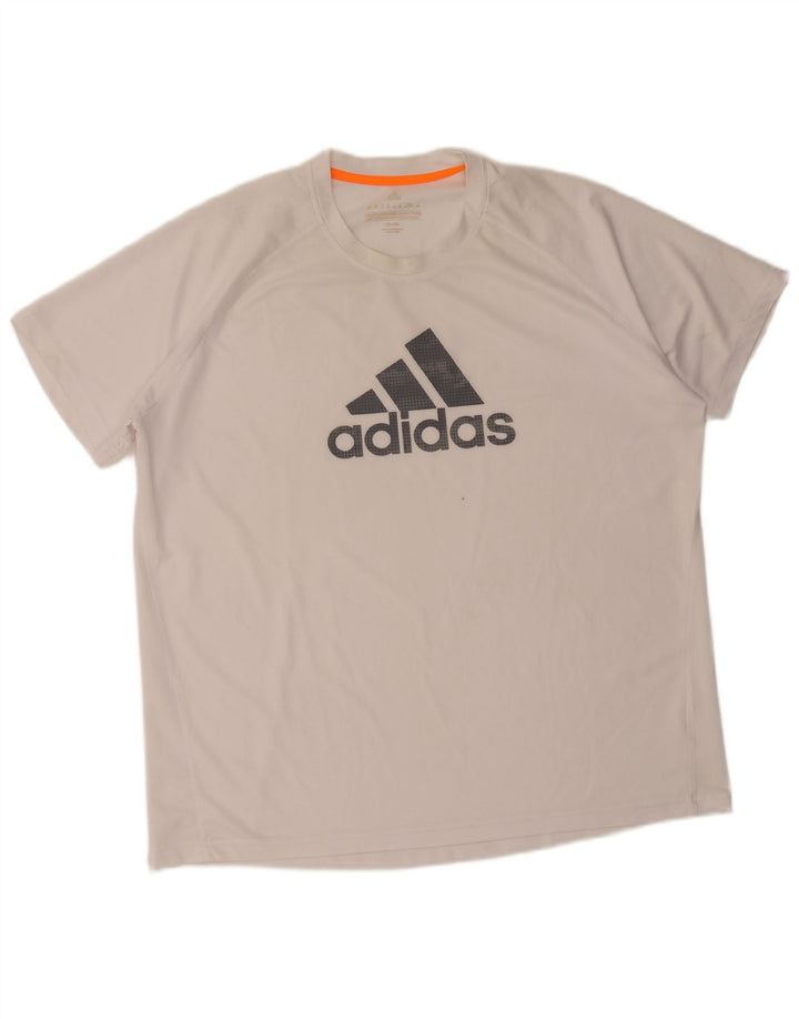 Adidas T-shirt graphique pour homme 2XL Blanc