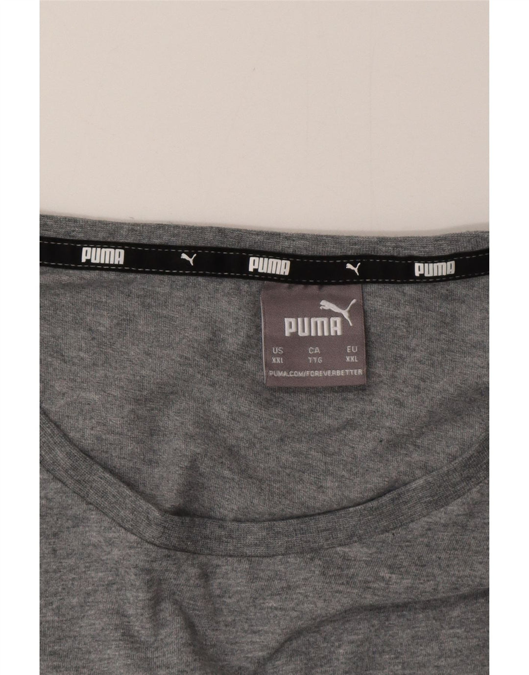 PUMA T-Shirt Homme Top 2XL Gris Moucheté