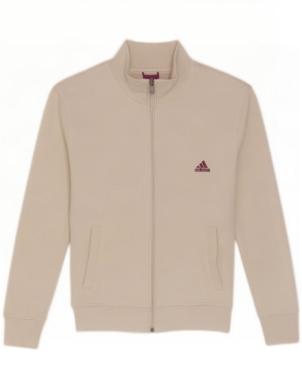 Adidas Veste de survêtement pour femme UK 14 Blanc moyen