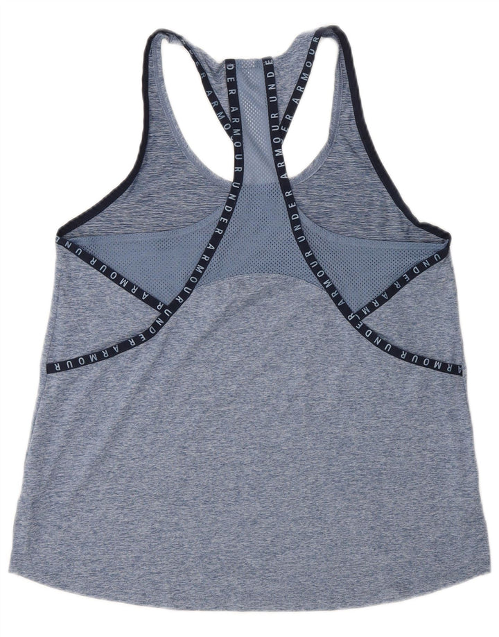 Under Armour Débardeur graphique pour femme UK 10 Small Bleu moucheté