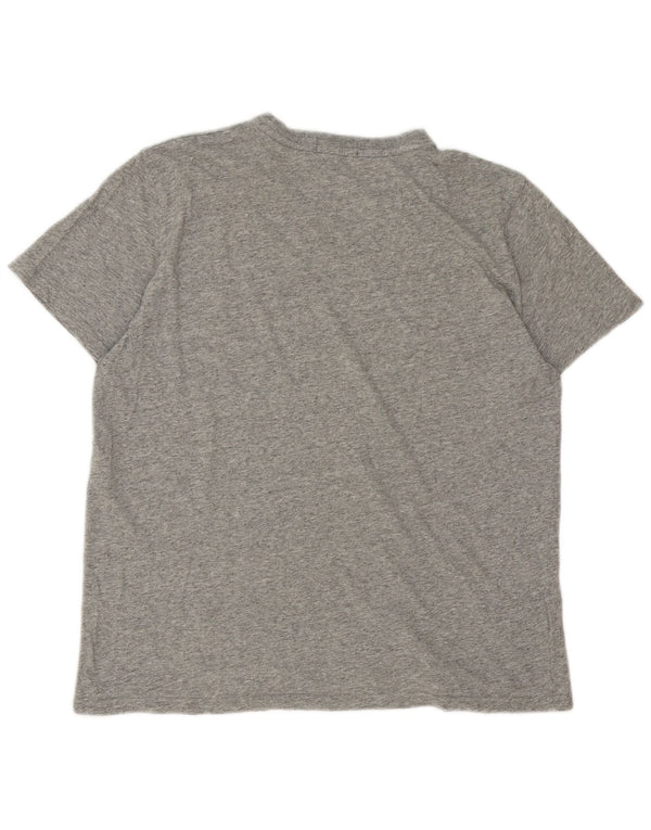 Fred Perry T-Shirt Homme Haut Large Gris Moucheté Coton