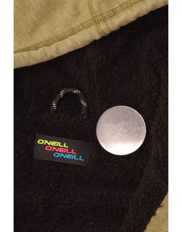O'NEILL Pull à Capuche Sherpa Zippé Homme Vert Moyen Coton