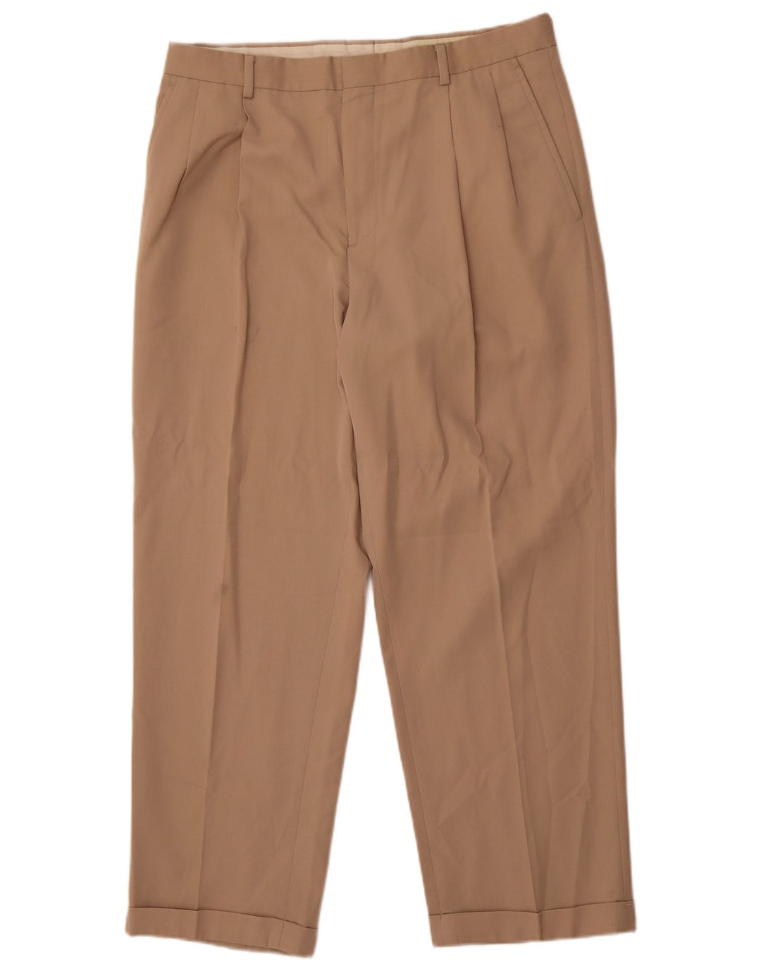 Eddie Bauer Pantalon Chino Pegged Homme W36 L30 Beige Polyester