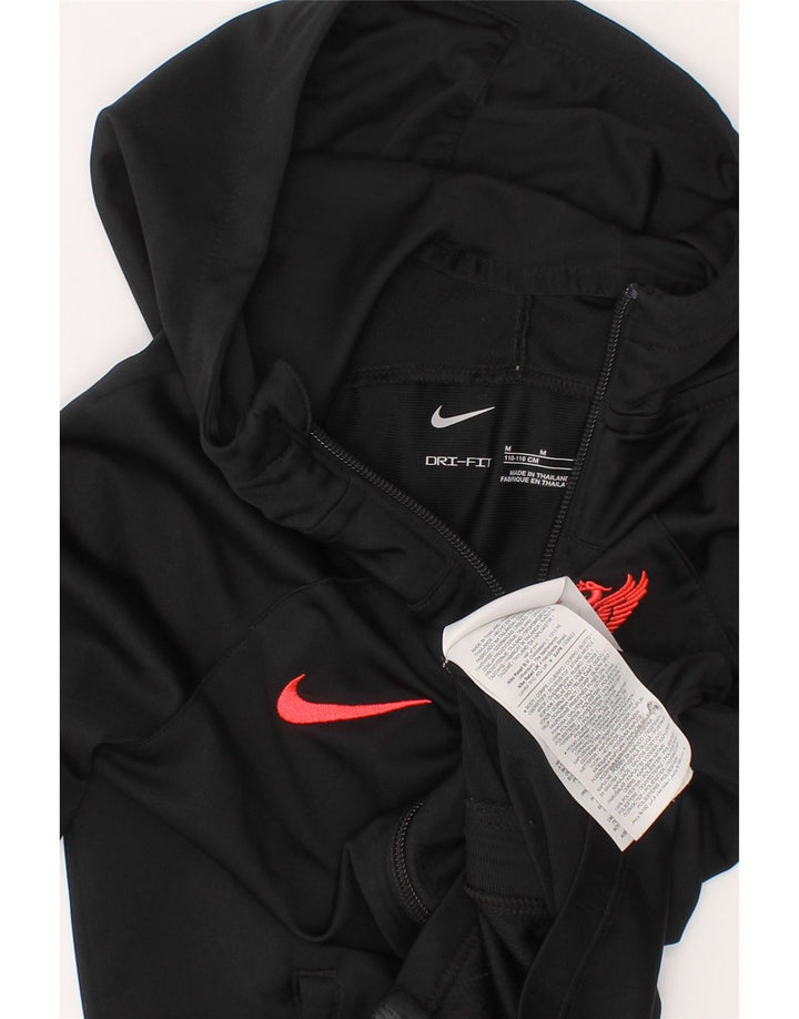 Nike Garçons Liverpool Graphic Zip Sweat à capuche 5-6 ans Noir moyen