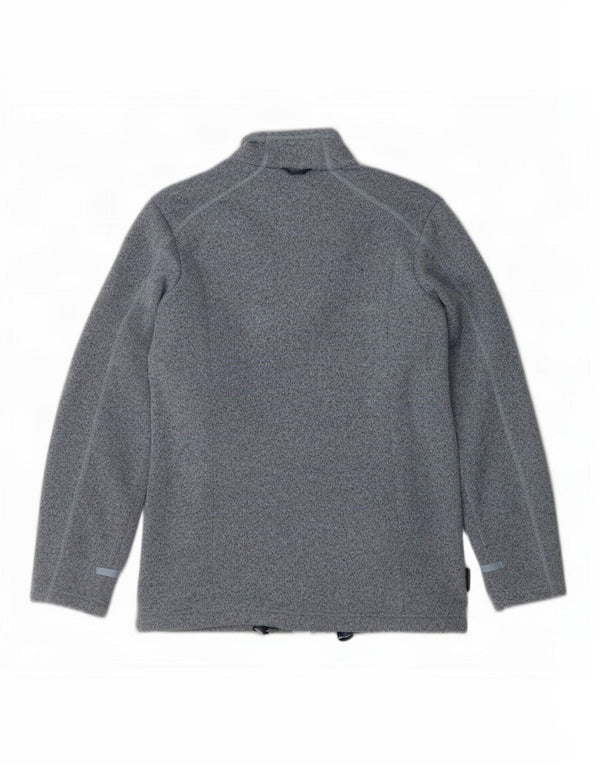 Jack Wolfskin Veste de survêtement pour femme UK 12 Gris moyen moucheté