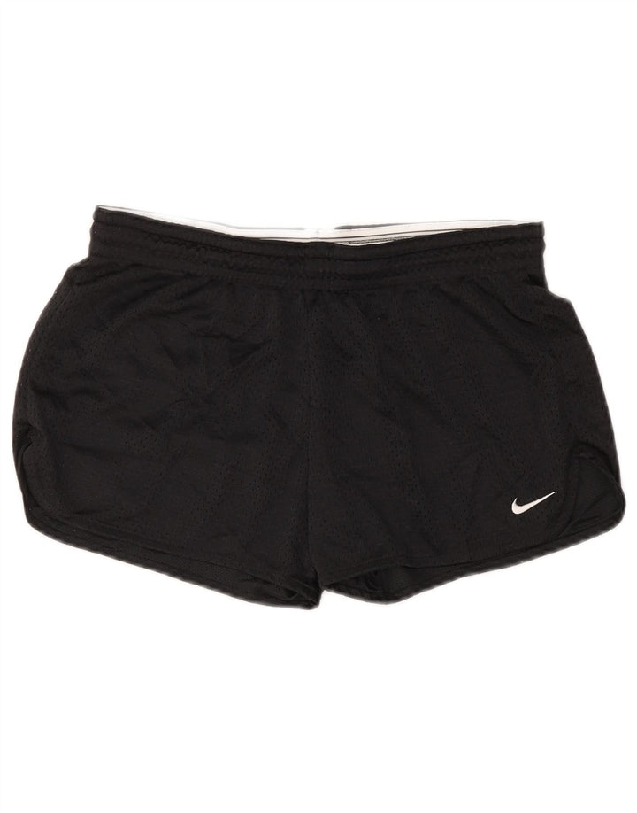 NIKE Short de sport pour femme UK 10 Petit Noir Polyester