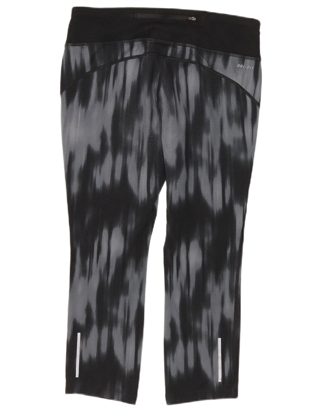 Nike Legging Capri Dri Fit pour femme UK 12 Bleu moyen Tie Dye Polyester
