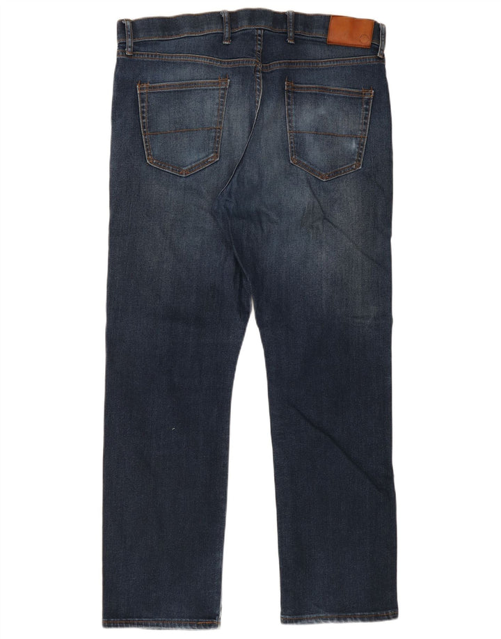 MARKS & SPENCER Jean droit coupe droite homme W38 L31 bleu coton