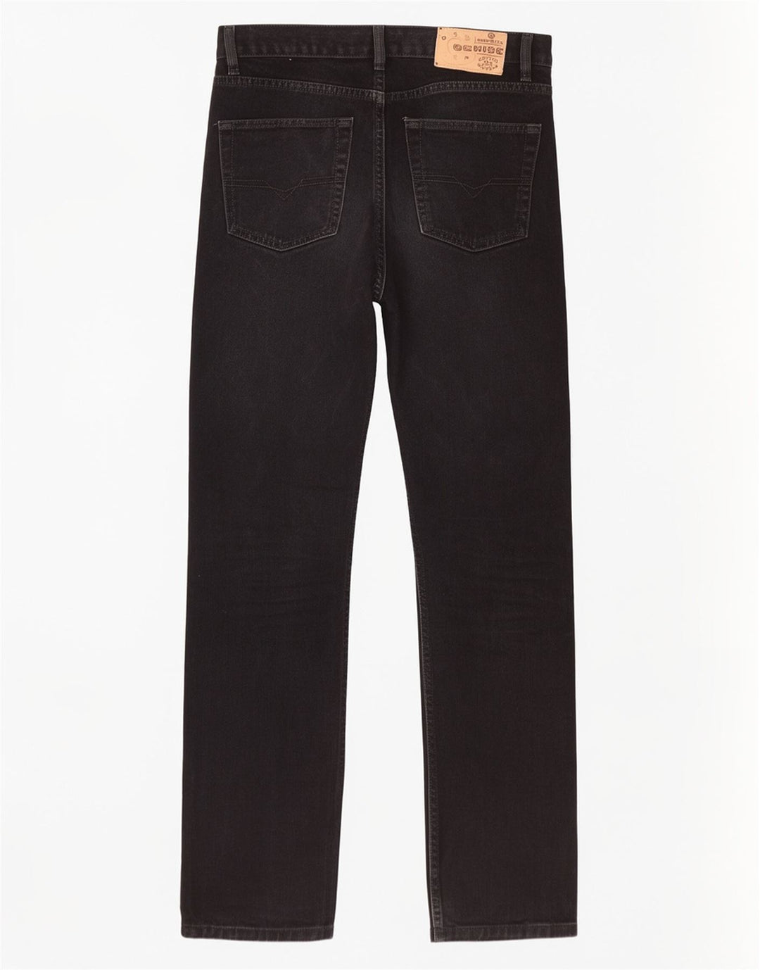Diesel Jean Droit Zathan W29 L32 Homme Noir Coton