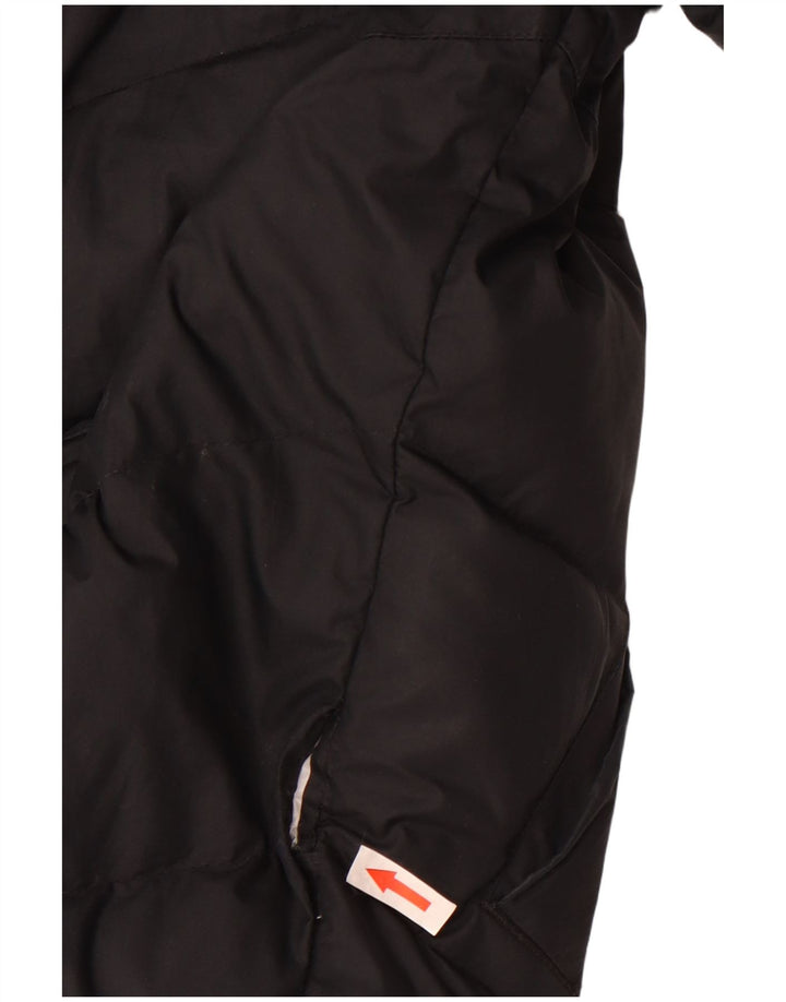 Nike Veste matelassée à capuche pour garçon 12-13 ans Large Noir Polyester