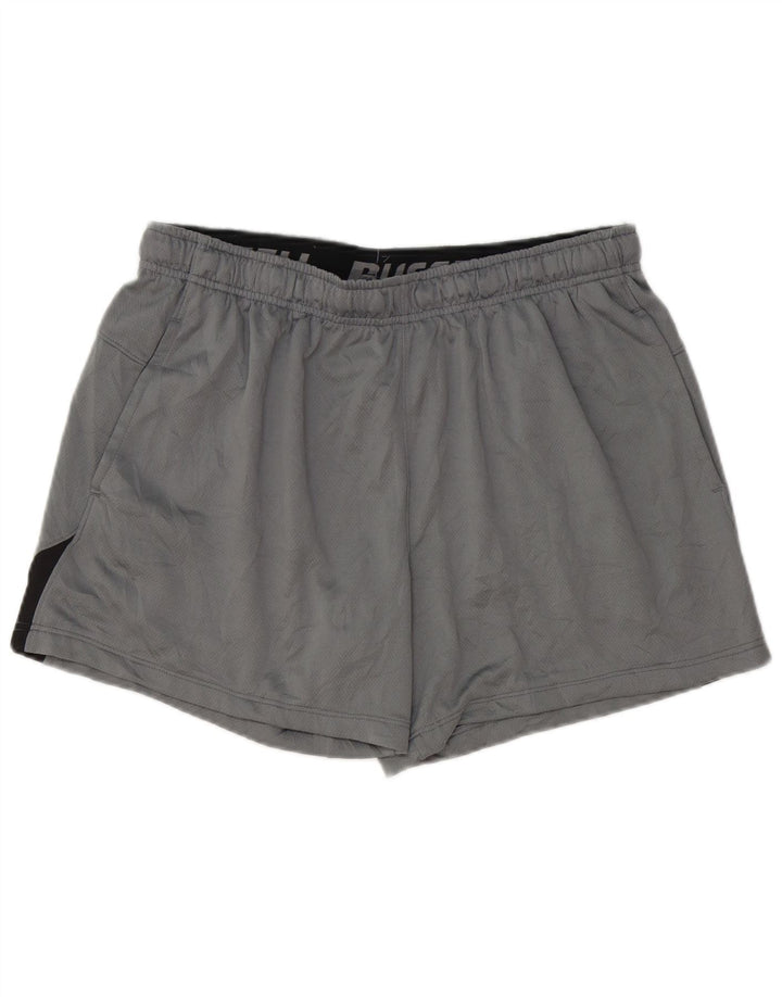 RUSSELL ATHLETIC Short de sport Dri-Power pour hommes, grand color block gris