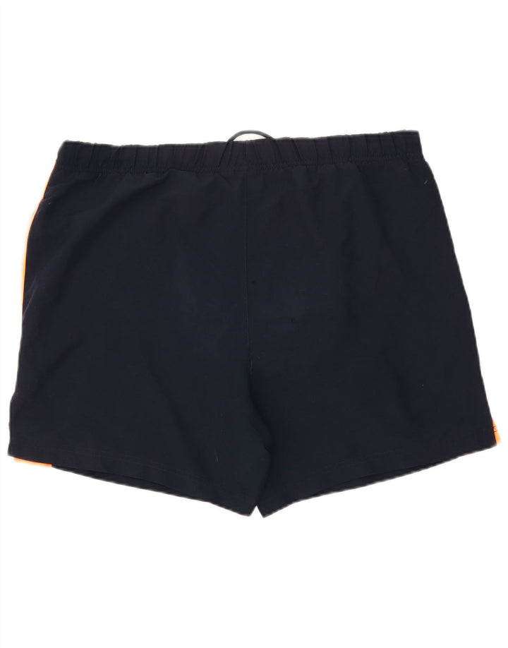 Nike Short de sport graphique pour homme en polyester color block Bleu marine Taille L