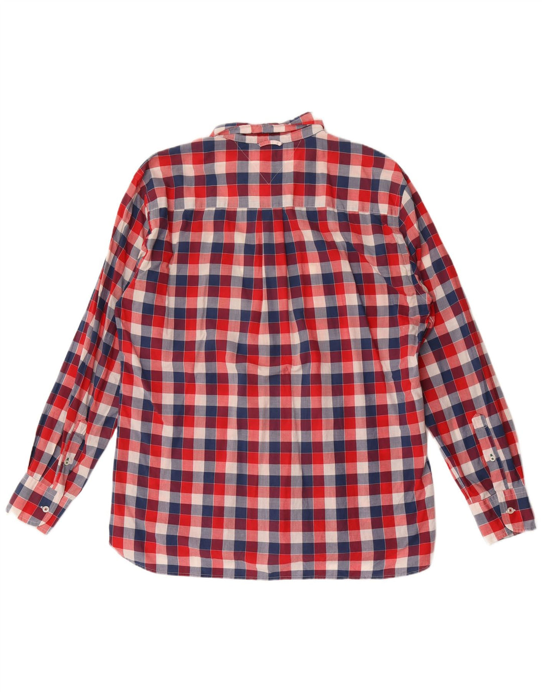 Tommy Hilfiger Chemise sur mesure pour homme XL en coton vichy rouge