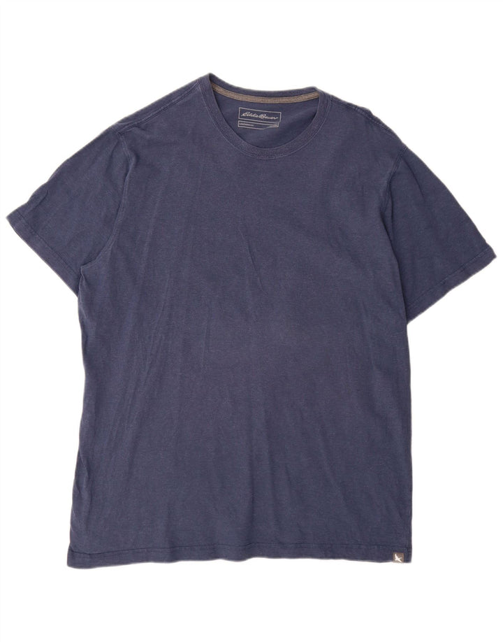 Eddie Bauer T-shirt haut pour homme XL en coton bleu marine
