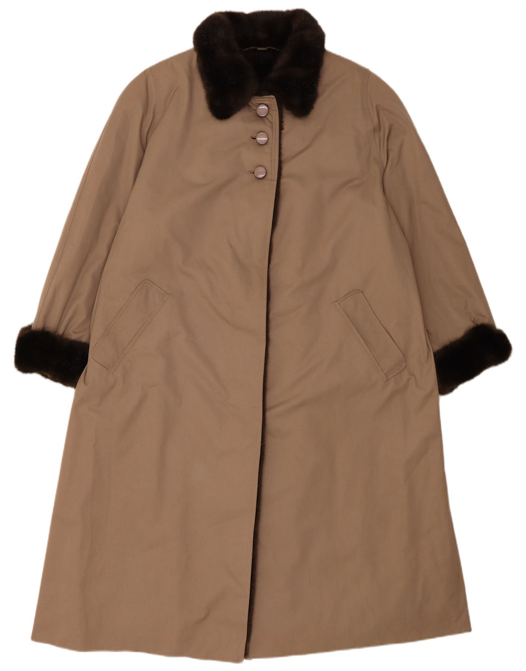 Valmeline Manteau Femme UK 20 2XL Marron Polyester