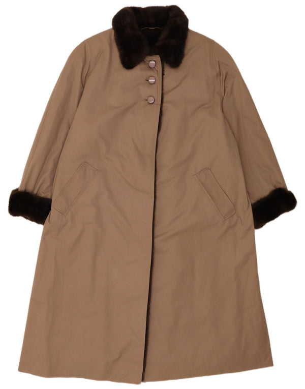 Valmeline Manteau Femme UK 20 2XL Marron Polyester