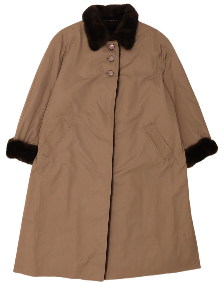 Valmeline Manteau Femme UK 20 2XL Marron Polyester
