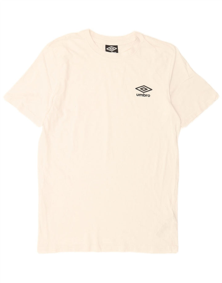 Umbro T-Shirt Homme Petit Blanc Coton